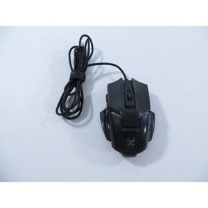 BlackWeb Gaming Mouse RGB Color Changing Programmable Buttons TESTED WORKING
